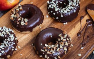 donuts saludables de chocolate